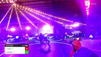 70 lbs Consolation - Isabelle Lopez, Brighton WC vs Delaney McGee, Fort Lupton WC