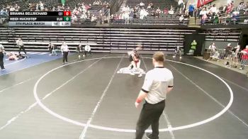 6A 120 lbs 5th Place Match - Brianna Bellrichard, Cedar Valley vs Heidi Huckstep, Westlake