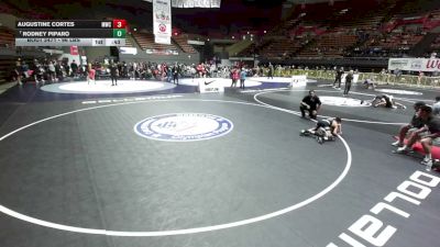 96 lbs Cons. Quarters - Augustine Cortes, Madera Wrestling Club vs Rodney Piparo