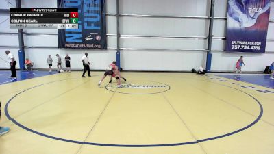 142 lbs Rr Rnd 2 - Charlie Faurote, Indiana Outlaws Silver vs Colton Gearl, Shore Thing Surf