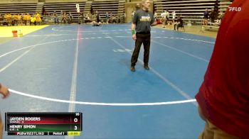 105 lbs Semis & 1st Wrestleback (8 Team) - Damon Mann, K-M vs Garrett Bjerga, Staples