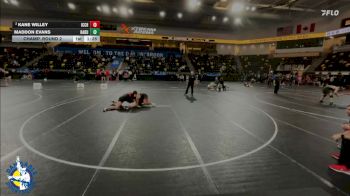 215 lbs Champ. Round 2 - Maddon Evans, Hampton-Dumont-CAL vs Kane Willey, Iowa City, City High