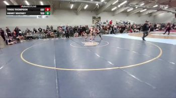 165 lbs Cons. Round 2 - Henry Whitney, ThunderRidge vs Trigg Thompson, Cheyenne Central