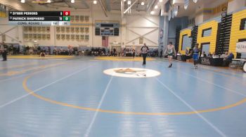 190 lbs Cons. Round 1 - Symir Perkins, Howard H S vs Patrick Shepherd, Tower Hill Hs