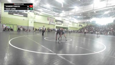 157 lbs Cons. Round 2 - Domenik Fuentes, Cleveland vs Isaac Lopez, SYLMAR