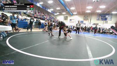 51 lbs Rr Rnd 3 - Masyn Rumsey, Pawhuska Elks Takedown vs Libbie Bledsoe, Woodland Wrestling Club