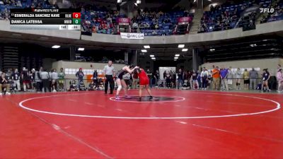 120 lbs Champ. Round 2 - Esmeralda Sanchez Nave, Blue Island (Eisenhower) vs Danica Latessa, Woodstock