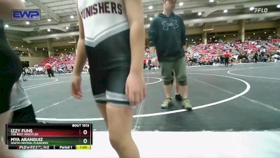 80 lbs Champ. Round 2 - Mya Aranguiz, South Central Punishers vs Izzy Fuhs, The Best Wrestler