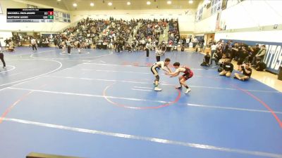 138 lbs Champ. Round 2 - Maxwell Englander, Beckman vs Matthew Jasso, La Quinta High School