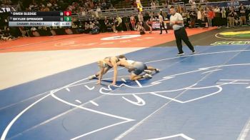 Champ. Round 1 - Owen Sledge, Elkhorn North vs Skyler Springer, Lincoln Lutheran