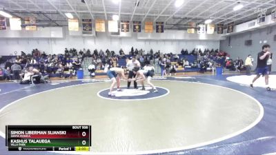 175 lbs Champ. Round 3 - Kashus Talauega, Villa Park vs Simon Liberman Slianski, Santa Monica