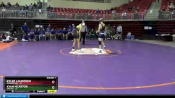 132 lbs Round 7 (8 Team) - Kyan McArtor, Gretna vs Kyler Lauridsen, Bennington