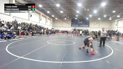 106 lbs Consi Of 8 #2 - Colin Cronk, New Canaan vs Neko Passaro, Bunnell