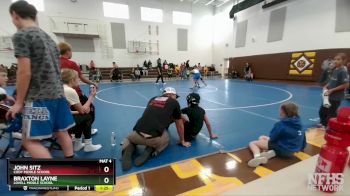 105 lbs 1st Place Match - John Sitz, Cody Middle School vs Braxton Layne, Lovell Middle School