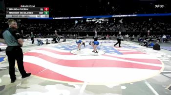 Cons. Round 2 - Malinda Oleson, Baltic vs Madison Nicolaisen, Hot Springs