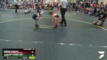 53 lbs Semifinal - Parker Mangum, Buffalo Valley Wrestling Club vs Zackary Tanner Vest, Olympia