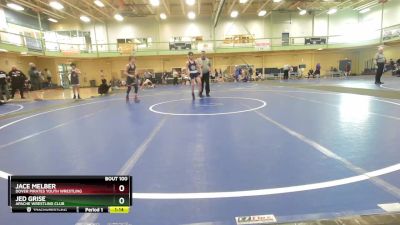 105-110 lbs Quarterfinal - Jace Melber, Dover Pirates Youth Wrestling vs Jed Grise, Apache Wrestling Club