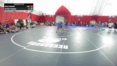 190 lbs Round 1 (8 Team) - Zach Adams, FZ Wrestling Club B vs Ryker Trende, Team X