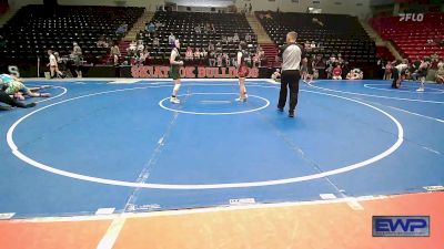 135-145 lbs Rr Rnd 1 - Cayleigh Cooksey, Apache Wrestling vs Tatum Rion, Apache Wrestling