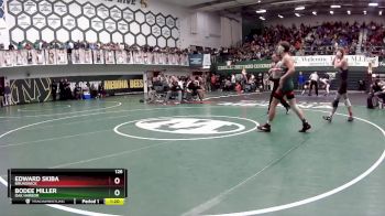 126 lbs Champ. Round 3 - Bodee Miller, Oak Harbor vs Edward Skiba, Brunswick