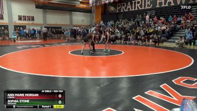 100-103 lbs Round 1 - Ann Marie Morgan, Lisbon vs Sophia Stone, Waukon