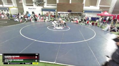 135 lbs Round 1 (4 Team) - Karsen Richins, Utah Black vs Stryker Skogrand, Idaho 1