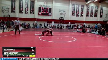 184 lbs Cons. Round 3 - Sean Lightbody, Western Washington University vs Rick Feroce, Simon Fraser (B.C.)