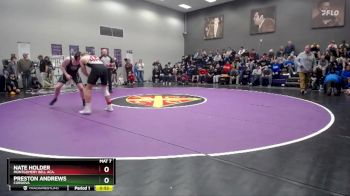 175 lbs Cons. Round 3 - Preston Andrews, Cordova vs Nate Holder, Montgomery Bell Aca.
