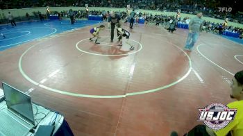 75 lbs Quarterfinal - LILYANA WILSON, Bison Takedown Club vs Joely Hunt, Vian Wrestling Club