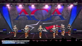 Champion Cheer - Lava Girls [2026 L2 Youth - Flex - Small Day 1] 2026 ACA Grand Nationals