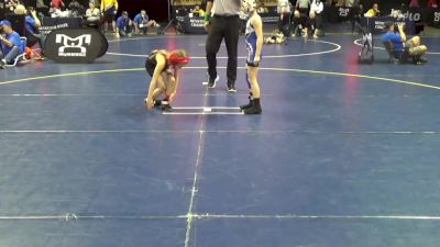 55 lbs Quarterfinal - Alyson Yeatts, Hickory vs Reagan Brown, Connellsville