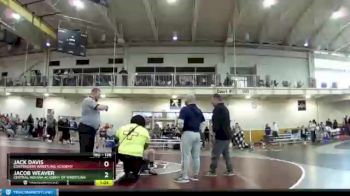 138 lbs Cons. Semi - Jacob Weaver, Central Indiana Academy Of Wrestling vs Jack Davis, Contenders Wrestling Academy