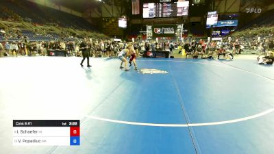 132 lbs Cons 8 #1 - Isaiah Schaefer, IN vs Valentine Popadiuc, NM