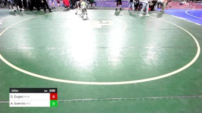 60 lbs Round Of 16 - Daniel Dugan, Pequannock vs Aj Guercio, Bitetto Trained Wrestling