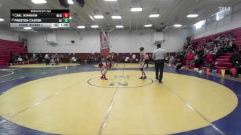 108 lbs Cons. Round 1 - Cael Johnson, Mc Kinleyville vs Preston Carter, American Canyon