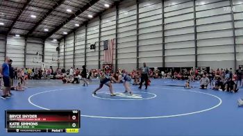 180 lbs Final - Bryce Snyder, Team Pennsylvania Blue vs Katie Simmons, Team Ohio Gold