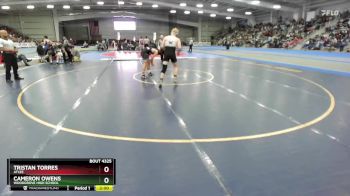 4-157 lbs Semifinal - Cameron Owens, Woodgrove High School vs Tristan Torres, Atlee