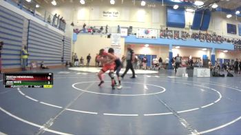 98 lbs Quarterfinal - Tristan Mendenhall, Post Falls vs John White, Century