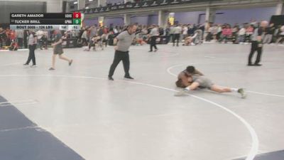 126 lbs Cons. Rd Of 32 - Tucker Brill, Great Plains Wrestling Academy vs Gareth Amador, Grand Oaks High School