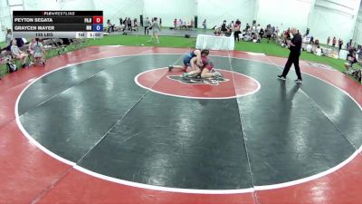 135 lbs Peyton Segata, Pennsylvania Blue vs Graycen Mayer, Minnesota