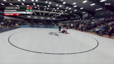 197 lbs Champ. Round 2 - Isaiah Durham, Messiah vs Christian Curley, Bridgewater State