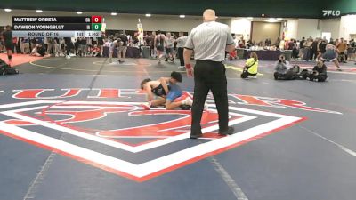 138 lbs Round Of 16 - Matthew Orbeta, CA vs Dawson Youngblut, IA