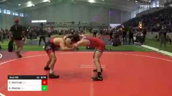 138 lbs Consi Of 8 #1 - Christopher Martinez, Valiant vs Andrew Macias, Victory WC