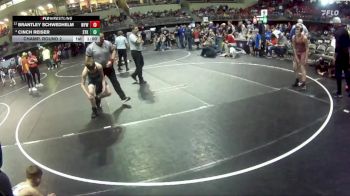 140 lbs Champ. Round 2 - Brantley Schwedhelm, Winside Youth Wrestling vs Cinch Reiser, Sandhills Thedford Knights