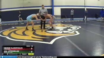 149 lbs Cons. Round 1 - Eric Appenzeller, Roger Williams vs George Glaropoulos, Springfield