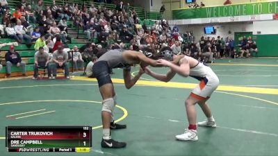 132 lbs Quarterfinal - Carter Trukovich, Galion vs Dre Campbell, Sandusky