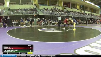 170 lbs Finals (2 Team) - Erica Li, Manhattan HS vs Caitlin Stafford, Wood River Girls