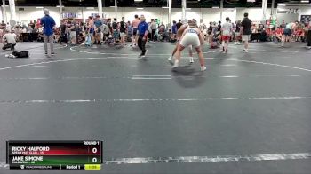 175 lbs Round 1 (4 Team) - Jake Simone, Caldwell vs Ricky Halford, Spear Mat Club