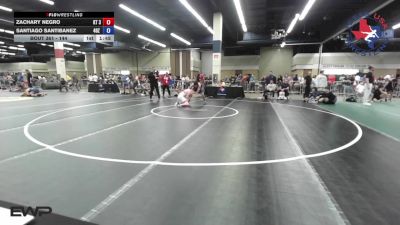 144 lbs Round Of 16 - Zachary Negro, KT 3 Style Wrestling Club vs Santiago Santibanez, 4oz Wrestling