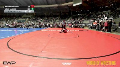 77 lbs Semifinal - Andrew Taussig, Greater Heights Wrestling vs Noah Lagman, Sunkist Kids Monster Garage